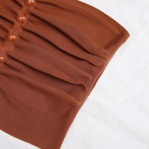 Women’s Tube Tops Brown & Black Medium